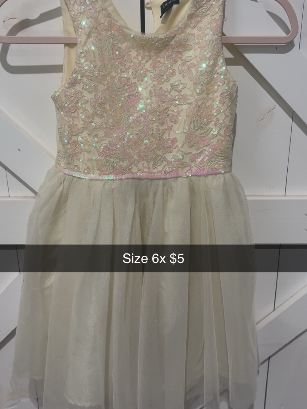 Sequin toddler dress.